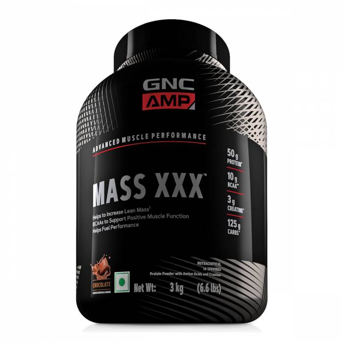 GNC AMP Amplified Mass XXX - 6.6 lbs, 3 kg