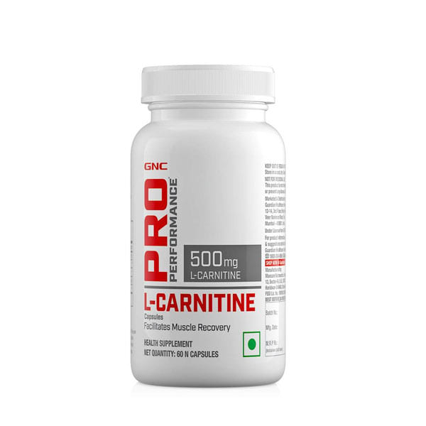 GNC Pro Performance L-Carnitine 500MG 60 Tablets