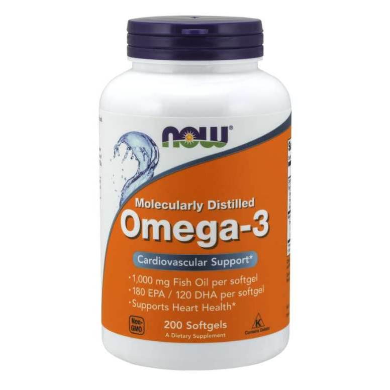 Now Foods Omega-3 Cardiovascular Support 200 Softgels