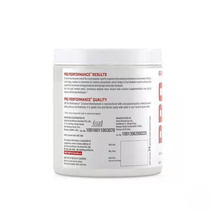 GNC Pro Performance Creatine Monohydrate 3000 mg - 250gm (Unflavored)