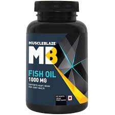 MuscleBlaze Fish Oil (1000 mg), 90 softgels