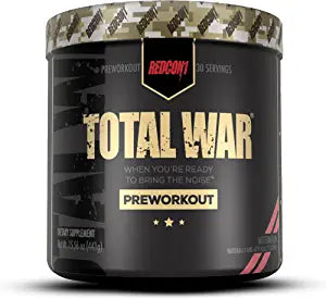 Total War PreWorkout - 30 Servings, Boost Energy, Increase Endurance and Focus, Beta-Alanine, Caffeine
